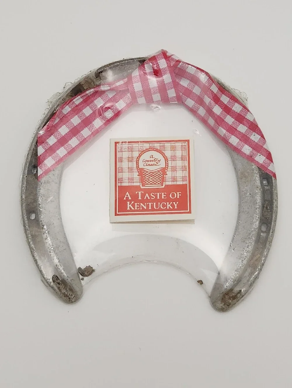 Churchhill Downs Horseshoe Kentucky Collectible Horse Decor Rustic Farmhouse